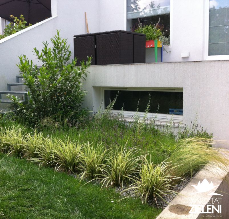Ogród przy nowoczesnej, minimalistycznej willi - foto nr 5